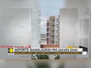 Bangladesh PM resigns: Sheikh Hasina's chopper lands in Agartala: Sources | WION Breaking