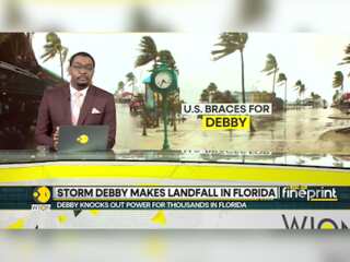 US: Hurricane Debby knocks out power for thousands in Florida