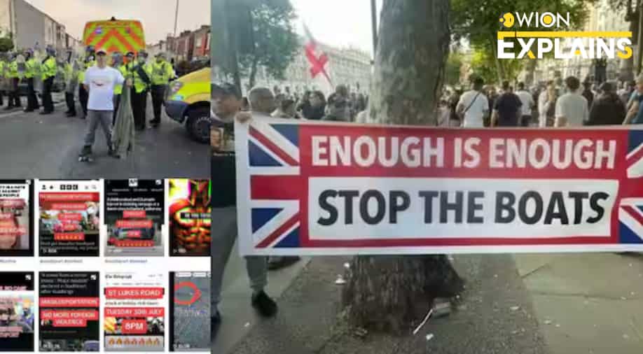 UK riots: Who are far-right groups organising over Telegram, Facebook ...