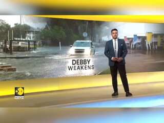Storm Debby weakens, slows down after Florida landfall