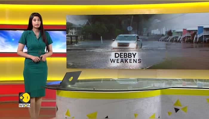 Debby makes landfall on Florida's gulf coast