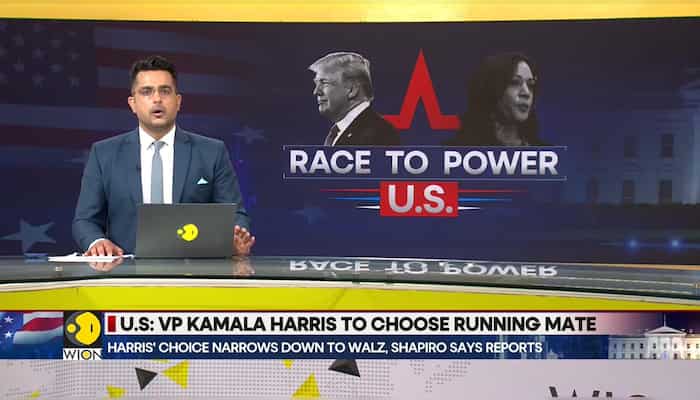 Kamala Harris vice president choice narrows to Walz and Shapiro, sources