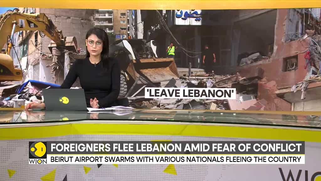Israel-Hezbollah conflict: Foreigners flee Lebanon amid fear of conflict