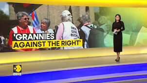 German 'Grannies against the right' protest ahead of state elections