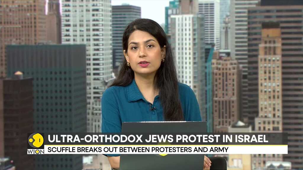 Israel: Ultra-orthodox Jews protest compulsory army enlistment