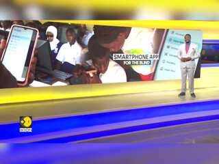 Smartphone app for Uganda's visually-impaired students