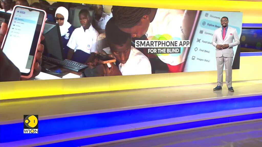Smartphone app for Uganda's visually-impaired students