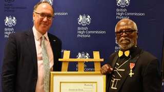 South African actor John Kani awarded an OBE
