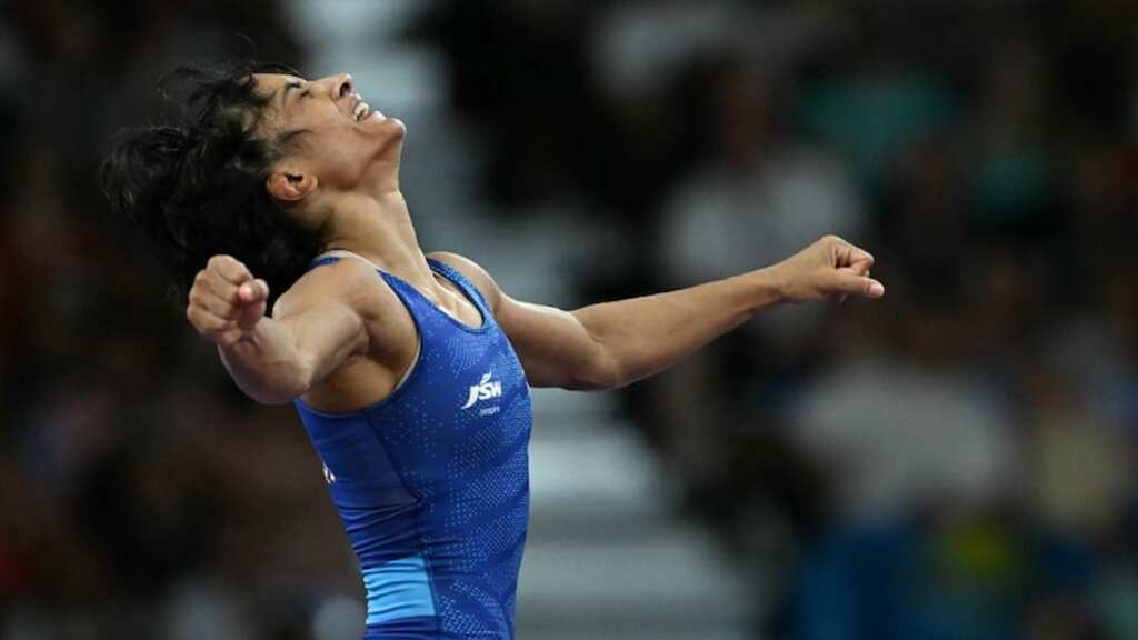 Paris Olympics 2024: Wrestler Vinesh Phogat wins in 50kg freestyle semis, assures a gold or silver for India