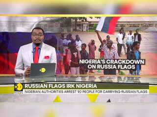 Nigeria Protests: Nigerian authorities arrest 90 people for carrying Russian flags