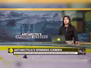 Iceberg remains north of South Orkney islands
