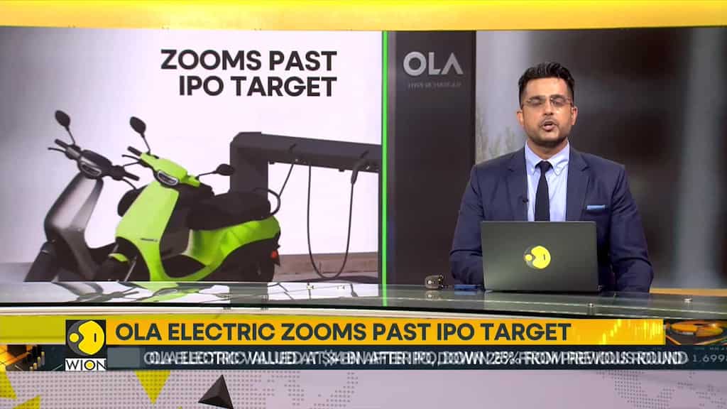OLA Electric IPO oversubscribed 4.3 times, raising $1.8 billion
