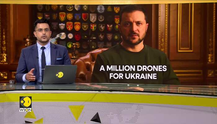 Ukraine contracted a million drones, more to follow; says Zelensky