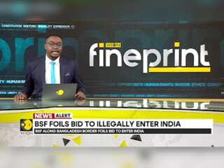 BSF foils bid to illegally enter India | 500-600 Bangladeshi stopped on border