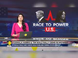 US Election 2024: Kamala Harris and Tim Walz say they're 'joyful warriors'