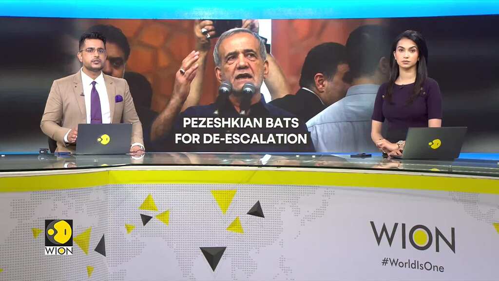 Pezeshkian pushes for de-escalation: Reports