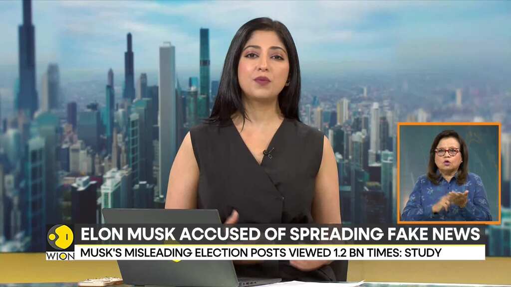 Elon Musk accused of spreading fake news; Musk's misleading election posts spreading rapidly