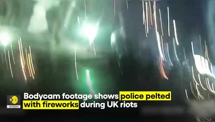 UK riots: Bodycam footage reveals police targeted with fireworks in the riots | WION Originals