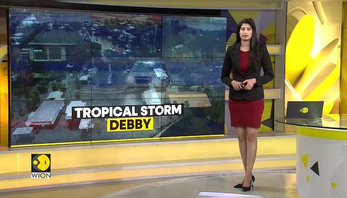 US: 'Debby' downgraded to tropical depression