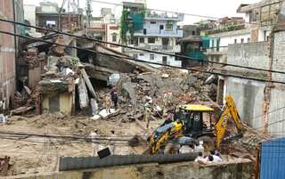 Delhi rains: MCD’s slumber continues as another building collapse claims life
