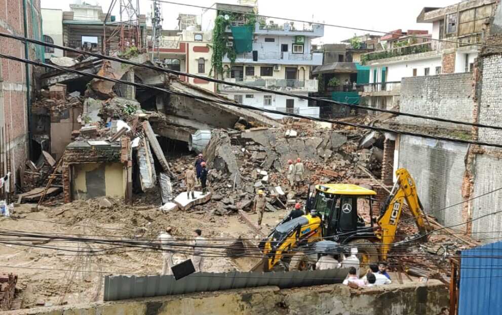 Delhi rains: MCD’s slumber continues as another building collapse claims life