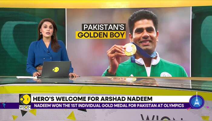 Grand welcome for Arshad Nadeem: Javelin star's performance hailed