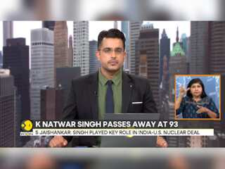 India's Former EAM K. Natwar Singh passes away, Jaishankar pays tribute