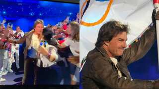 Tom Cruise's fan forcibly kisses him during Olympics Closing Ceremony: Watch viral video