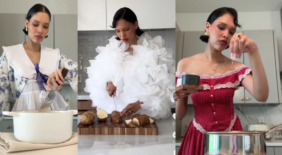 Who is Nara Smith? The glam influencer who is being TROLLED for cooking for her family looking pretty