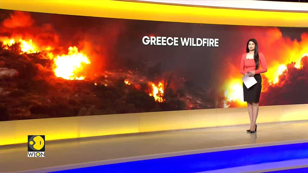 Greece Wildfires: One dead as wildfires rage across Athens suburbs