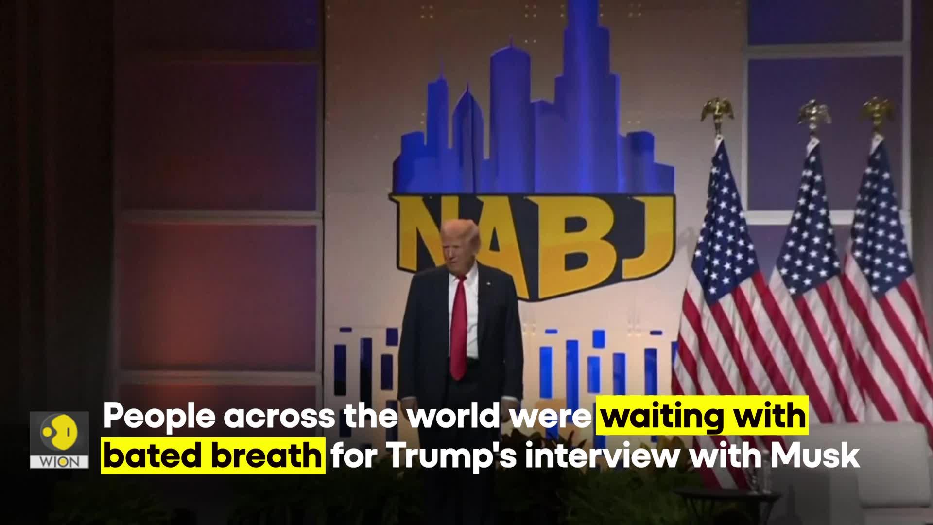 Musk's 'X' suffers tech failure at the start of Donal Trump interview