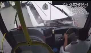 Video: ‘Out of control’ bus crashes into cars, bikes on Bengaluru’s Hebbal flyover