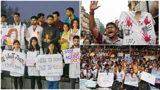 Kolkata horror rape: Miscreants vandalise RG Kar Hospital, disrupt midnight protest - VIDEO