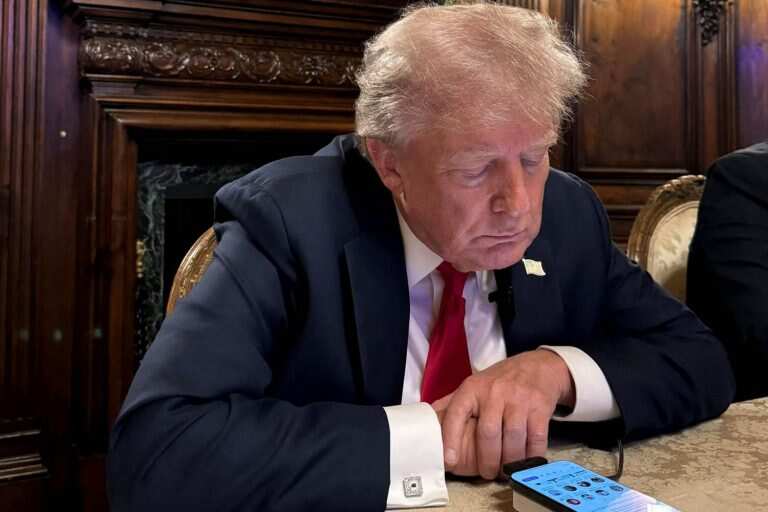 Trump blames ‘complex technology’ for ‘strange’ voice during X interview with Musk