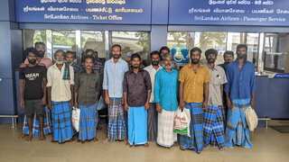 17 Indian fishermen repatriated from Sri Lanka