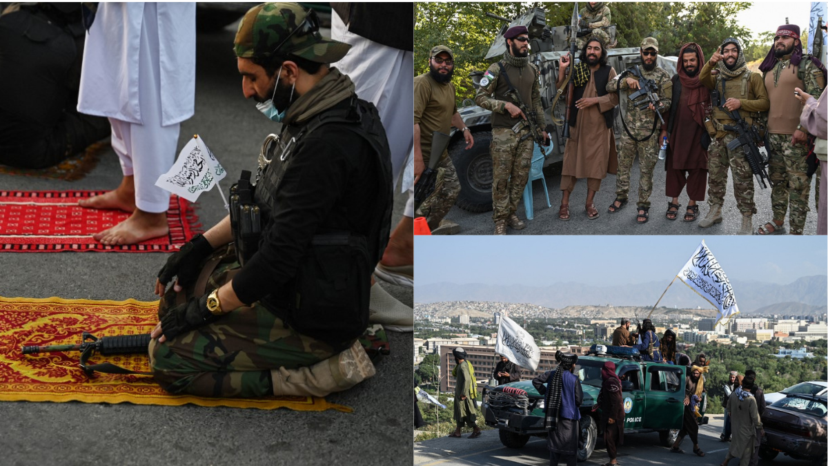Taliban celebrates three years in power with military parade featuring homemade bombs and soviet tanks