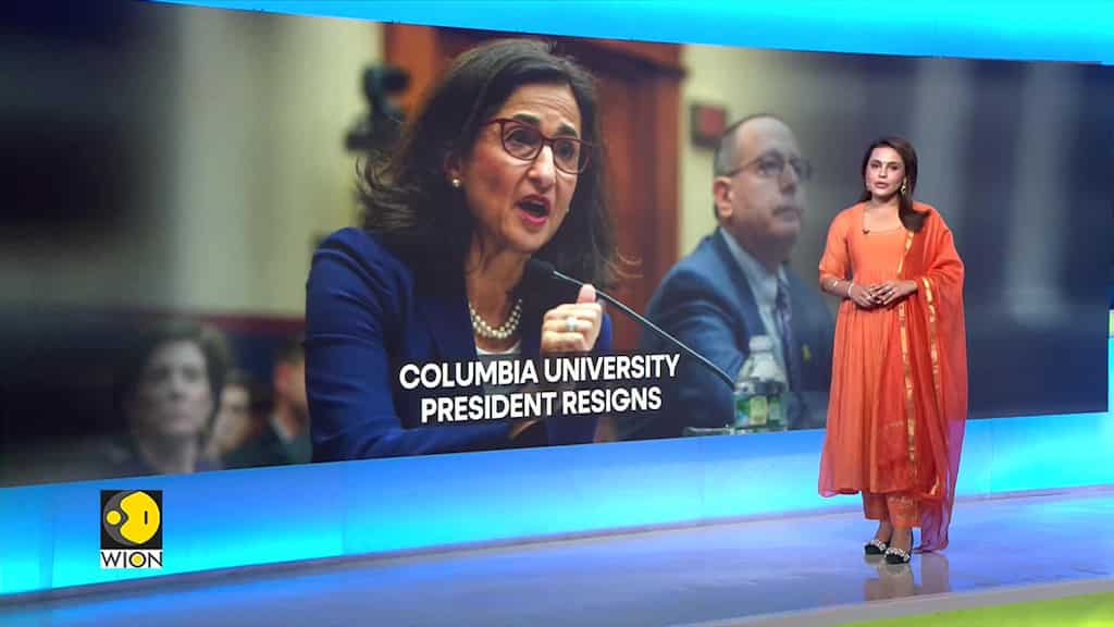Columbia University president resigns amid anti-Israel protest backlash