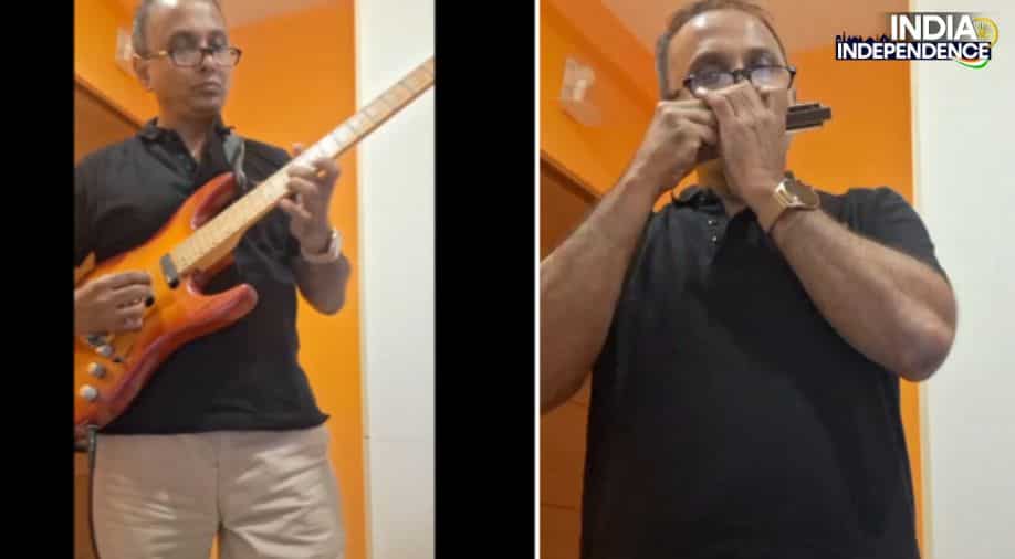 Independence Day 2024: Man's rendition of national anthem on guitar and harmonica mesmerises netizens | Watch Independence Day 2024: Man's rendition of national anthem on guitar and harmonica mesmerises netizens | Watch