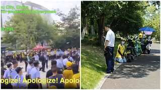 Watch: Massive protests in China after delivery driver made to kneel for this reason