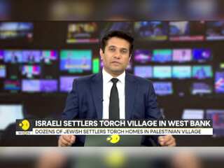 Israeli settlers torch entire village in Palestinian West Bank