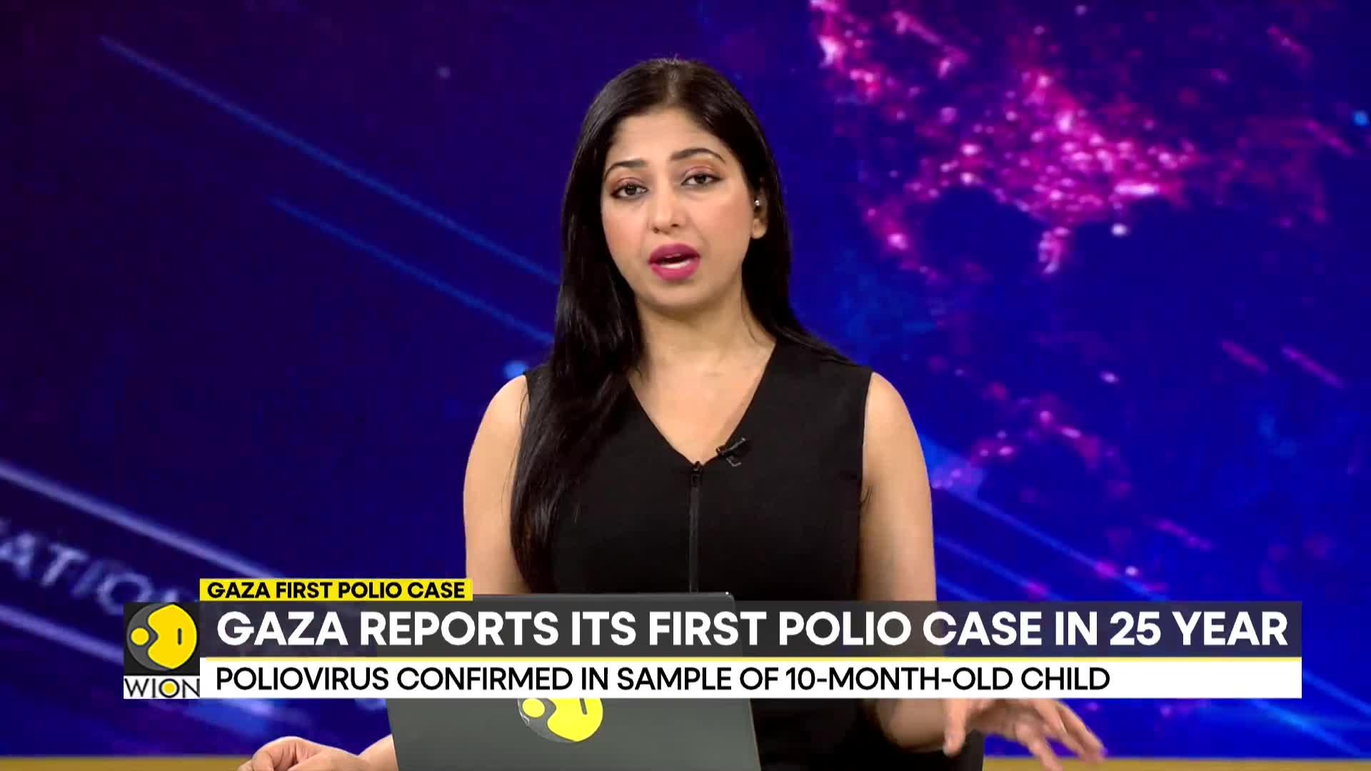 Israel-Hamas war: Gaza reports its first polio case in 25 years