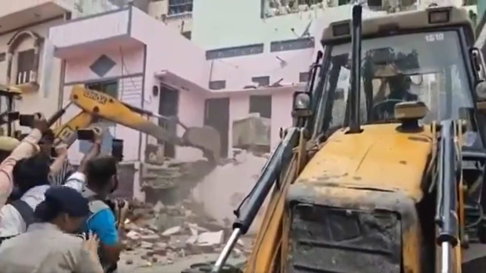 Udaipur stabbing: Administration demolishes house of student accused amid communal unrest Udaipur stabbing: Administration demolishes house of student accused amid communal unrest