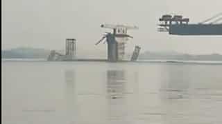 WATCH: Part of Bihar’s Sultanganj-Aguwani bridge collapses for the third time