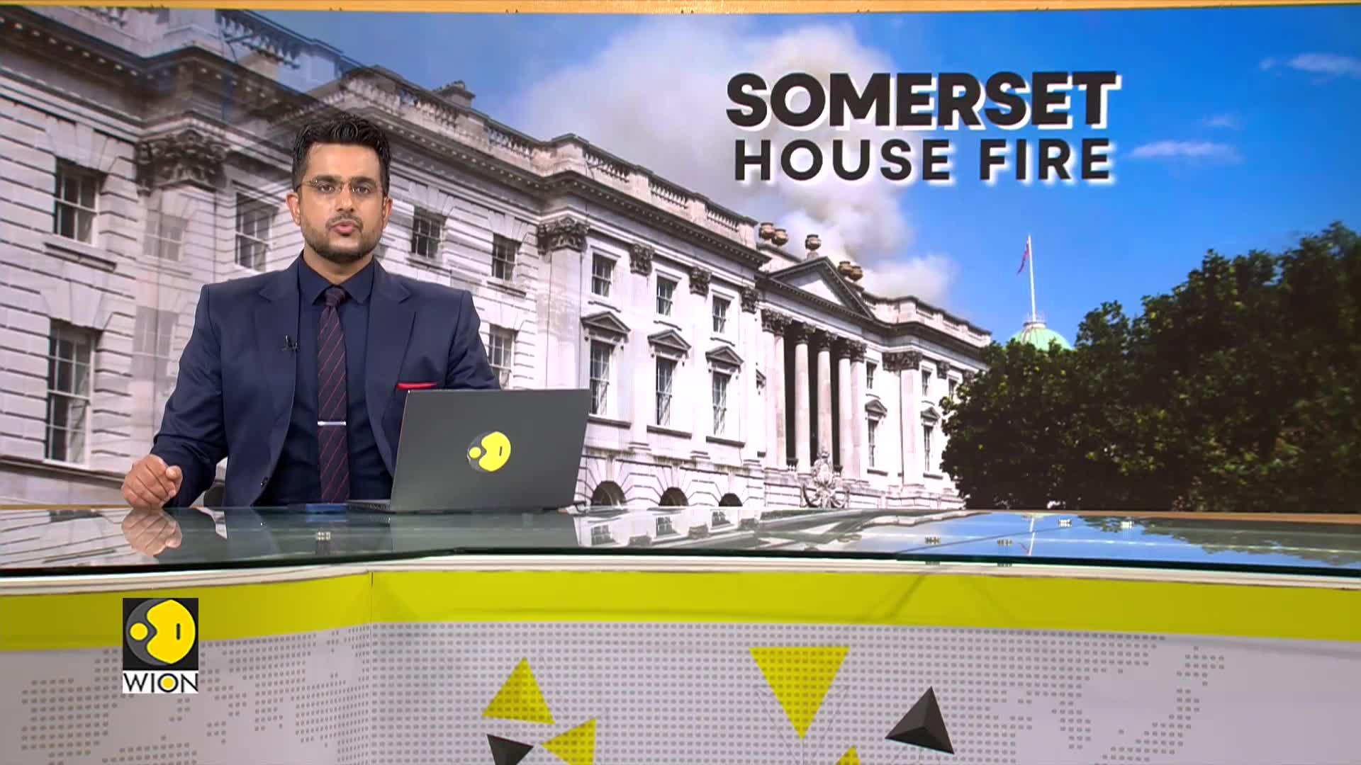 Somerset house fire: Ancient artworks safe despite the fire