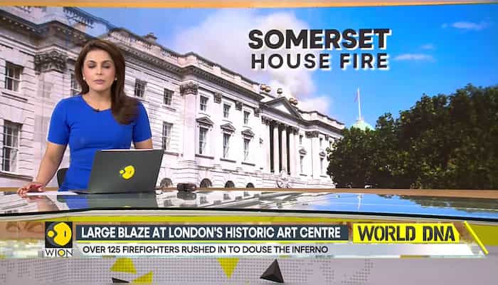 Somerset house fire: Ancient artworks safe despite the fire