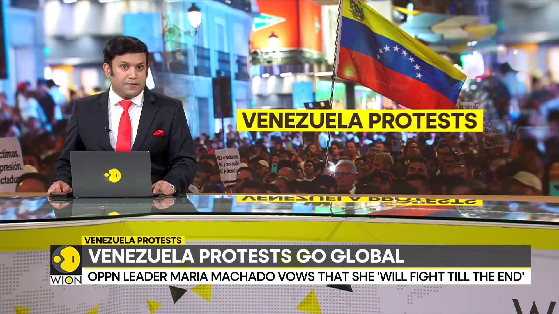 Venezuela protests: Opposition calls for worldwide protests