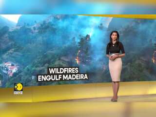 Portuguese Island of Madeira battles Wildfires