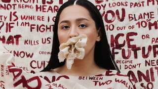 Tajik-Russian musician Manizha defies ban to sing for peace