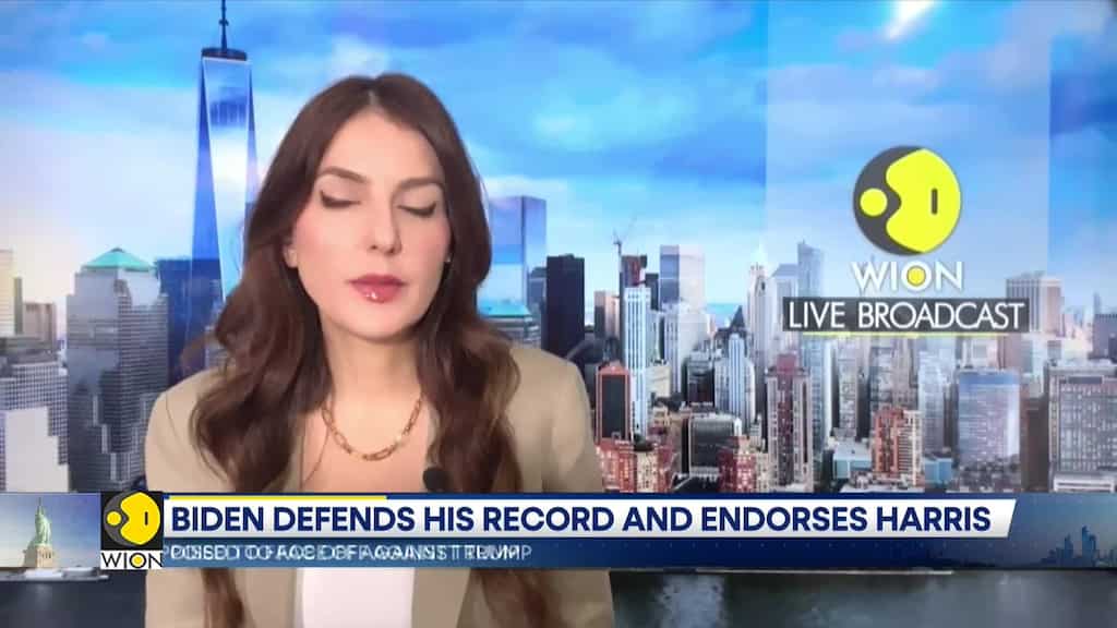 Joe Biden hails Kamala Harris as DNC's future in emotional speech