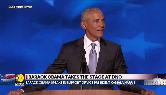 DNC 2024: Barack Obama speaks in support of Vice President Kamala Harris